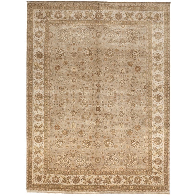 Handmade Indian Rug - 9'x 12' For Sale