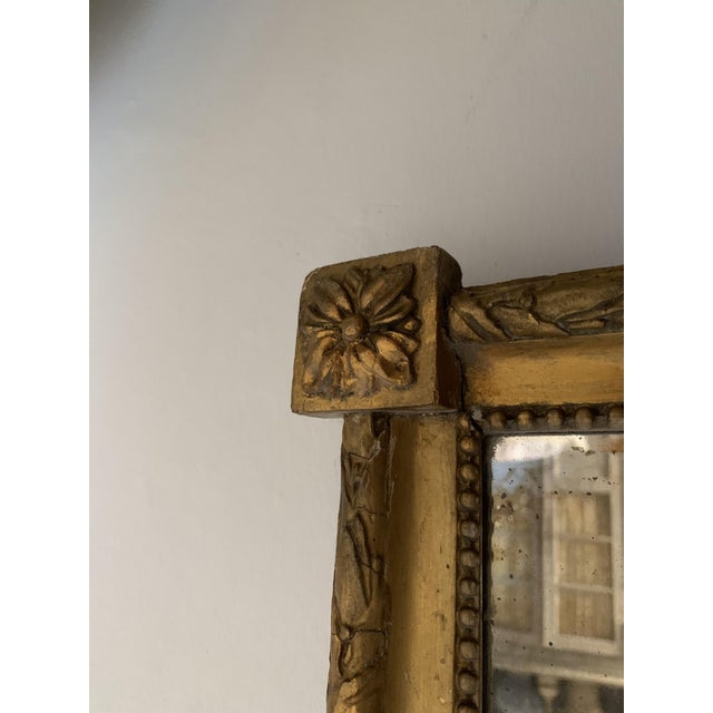19th Century French Gilded Mirror with Urn Decoration, 1870 For Sale - Image 6 of 9