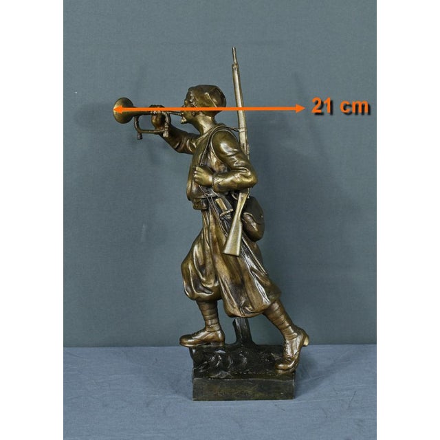 Figurine in Bronze by E. Carlier, 1890s For Sale - Image 18 of 18