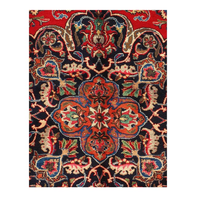 Mashad Floral medallion or allover design is one of the most representing categories of Persian carpets. Mashad rugs are...