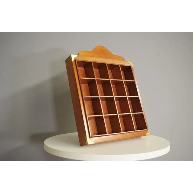 Wood Wooden Storage Grid, 1990s For Sale - Image 7 of 9