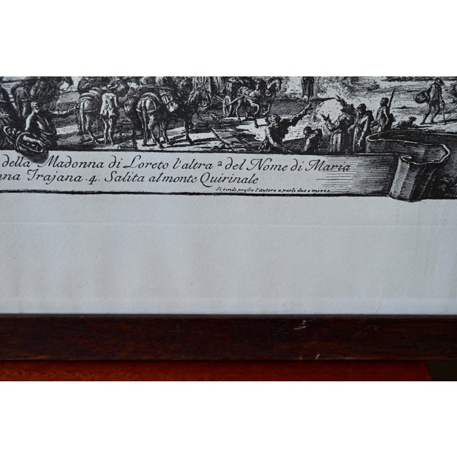 Giovanni Battista Piranesi, Views of Rome Piazza Venezia Trajan's Columns, 1800s, Engraving For Sale - Image 9 of 12