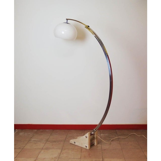 Guzzini Arc Floor Lamp by Harvey Guzzini, 1960s For Sale - Image 4 of 13