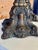 Bronze Vintage Italian Baroque-Style Bronze Candlestick Holders-Pair For Sale - Image 8 of 12