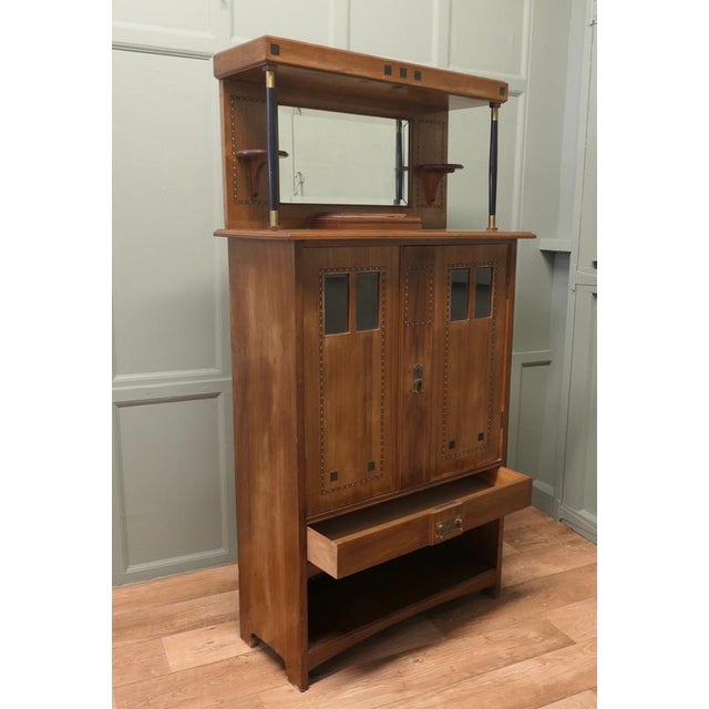 Stylish Secessionist Cocktail Display Cabinet, 1900 For Sale - Image 3 of 8