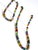 Artisan-Crafted Multicolor Tourmaline Necklace & Bracelet With Watermelon Tourmaline and Verdigris Patinated Copper For Sale - Image 11 of 17
