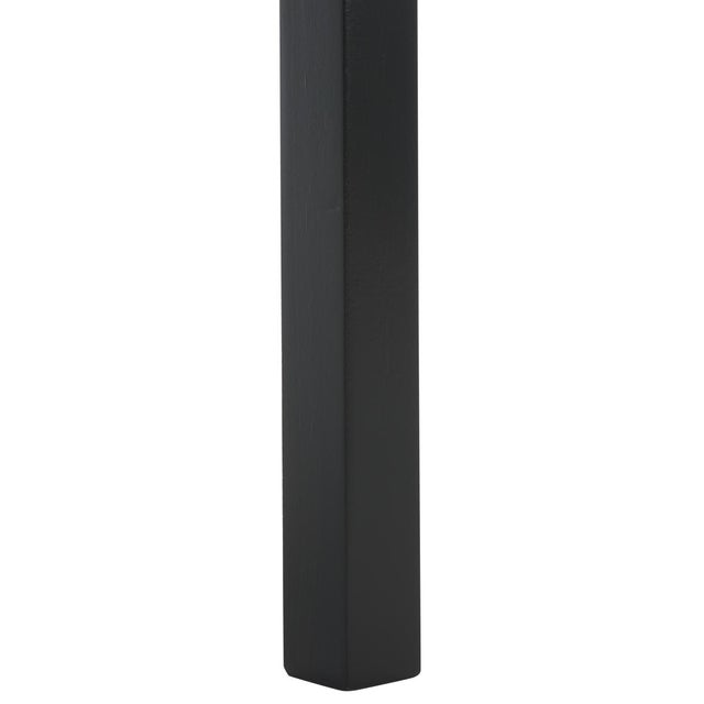 Wood Heaven Scalloped Low Drawer Accent Table in Matte Black For Sale - Image 7 of 10