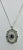 Contemporary Rock Crystal Pendant Sapphire Diamonds 18k For Sale - Image 3 of 5