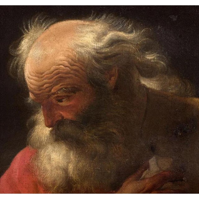 After N. de Largillière, Saint Jerome, 1740s, Oil on Canvas For Sale - Image 4 of 6