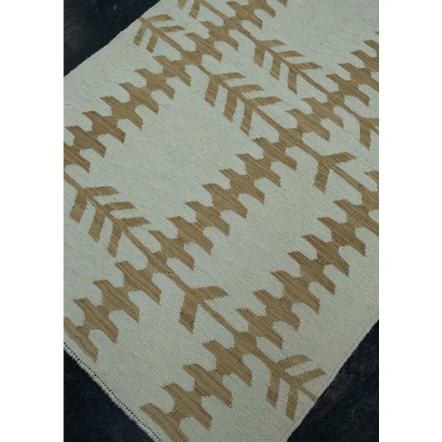 Turkish Turkish Kilim Oriental Handmade Flatweave 3' x 4'9" #18172 For Sale - Image 3 of 8