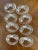 Dorothy Thorpe 1970s Lucite Pretzel Napkin Rings- Set of 8 For Sale - Image 4 of 4