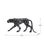 Contemporary New Handcrafted Aluminum Panther Sculpture | 65" X 29" | One of a Kind For Sale - Image 3 of 5