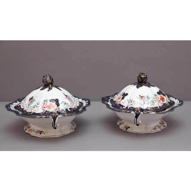 Tureens from Mason's Ironstone, 1840, Set of 2 For Sale - Image 4 of 14