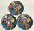 Mid-Century Modern MCM Neiman Marcus Tropical Rainforest Tiger and Toucan Pewter and Ceramic Plates - A Six Piece Set For Sale - Image 3 of 6