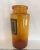 Early 20th Century Arge Vintage Amber Apothecary Jar – Mid-Century French Glass Pharmacy Bottle For Sale - Image 5 of 6