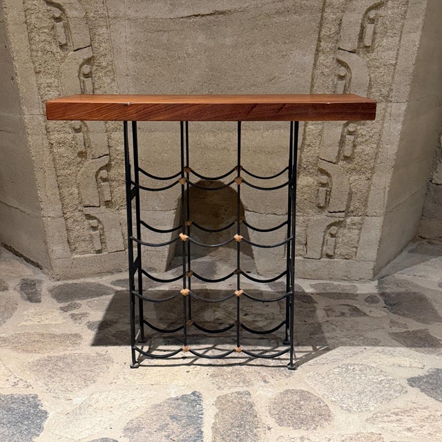 Mid-Century Modern Wine Bar Walnut Table by Arthur Umanoff, 1950s For Sale - Image 13 of 15