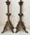 Gothic Antique 1800's Ornate Bronze Religious Candle Holder Electric Table Lamps - a Pair For Sale - Image 3 of 14