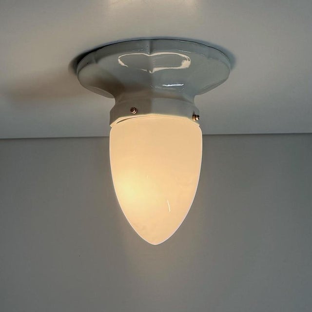 Vintage Art Deco Ceiling Light, 1930s For Sale - Image 4 of 8