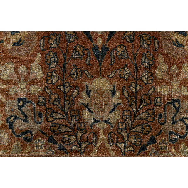 Traditional Rug Floral-Inspired Tabriz Floral Warm Tan by Doris Leslie Blau For Sale - Image 4 of 10