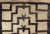 Vintage Mid-Century Turkish Tulu Rug With Connected Tribal Pattern in Brown and Cream For Sale - Image 10 of 13