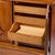 Wood Broyhill Brasilia Mid Century Walnut and Brass Gentleman Chest Highboy Dresser For Sale - Image 7 of 10