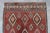 Textile Handmade Turkish Kilim Rug Barak Design Area Rug - 6'1" X 9'1" For Sale - Image 7 of 12