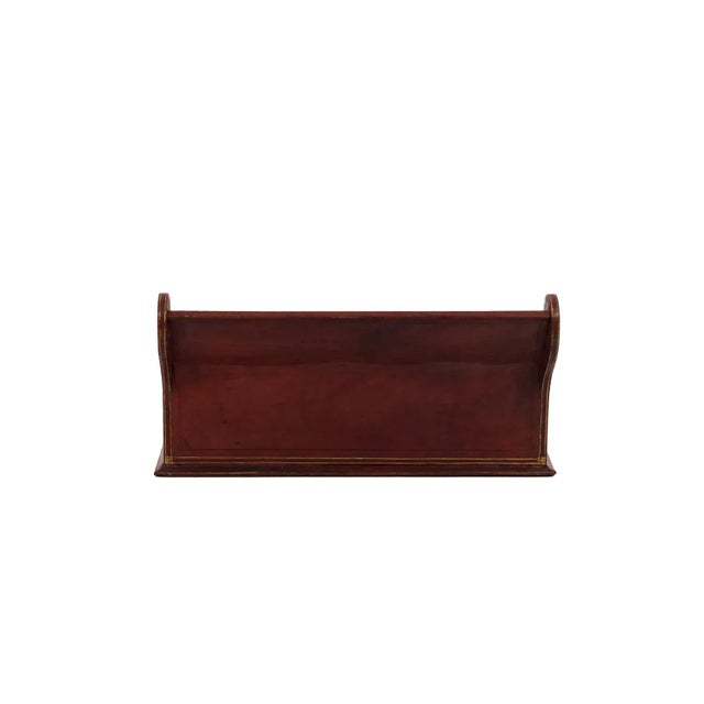 Letter Holder in Leather, 20th Century For Sale - Image 4 of 9