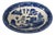Mid 20th Century Blue Willow Pattern Serving Bowl, Japan For Sale