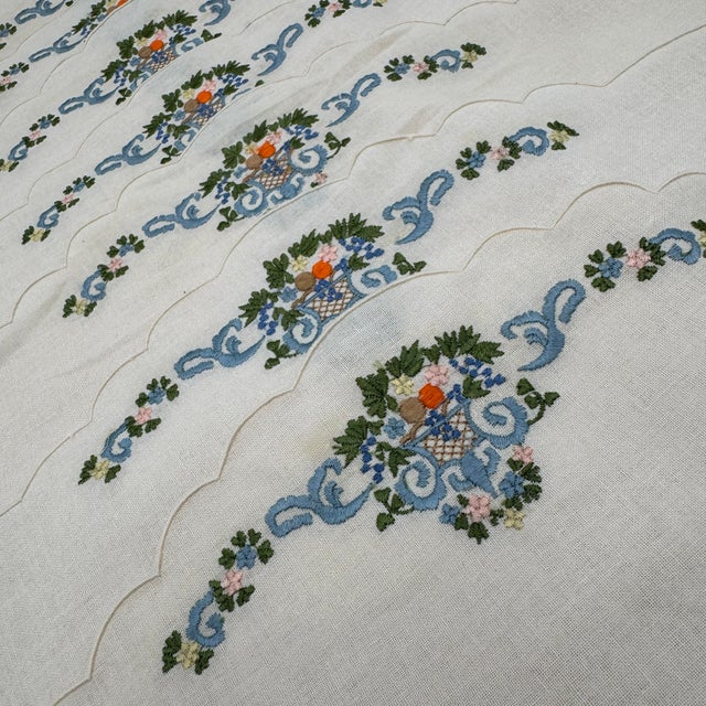 Traditional 1990s Lenox Autumn 10 Placemats and 4 Napkins - 14 pcs For Sale - Image 3 of 11