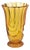 Art Deco Amber-Colored Glass Vase by Henri Heemskerk for Luxor Scailmont, 1930s For Sale