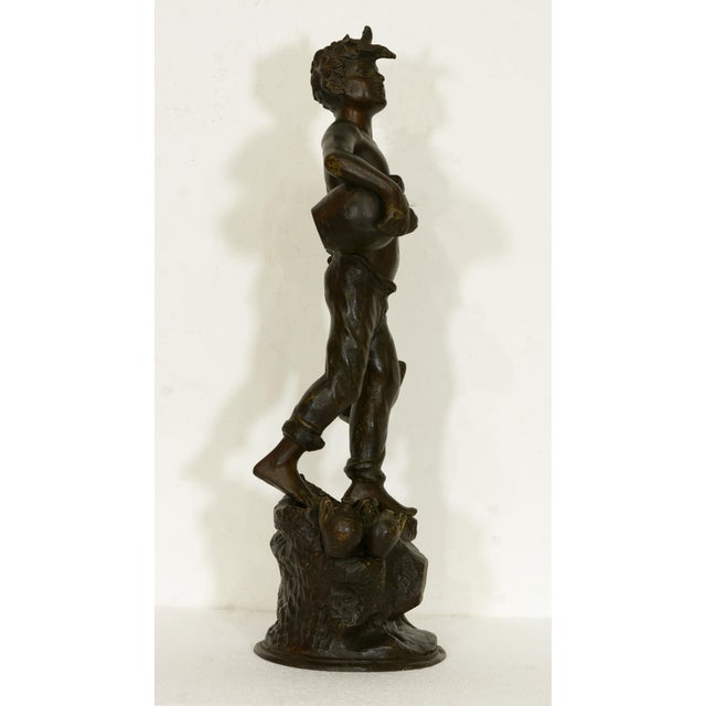 Italian School, Water Carrier with Amphorae, 1920s, Bronze For Sale - Image 4 of 15