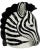Details: -This ceramic glazed zebra planter is perfect for any home and would also make a lovely gift! -Bottom of piece...