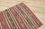 1950s Turkish Southwestern Red Striped Hand Knotted Cicim Kilim Rug For Sale - Image 9 of 13