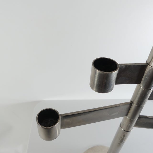 Steel Candleholder by Georges Bourgeois for Habitat, 1970s For Sale - Image 12 of 14