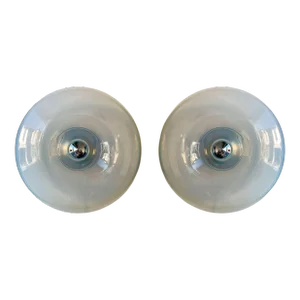 Pair of Sconces Panta Murano Glass by Giusto Toso for Leucos, Italy, 1970s