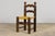 Set of Six French Modernist Dining Chairs, Oak & Rush, 1960 For Sale - Image 10 of 18