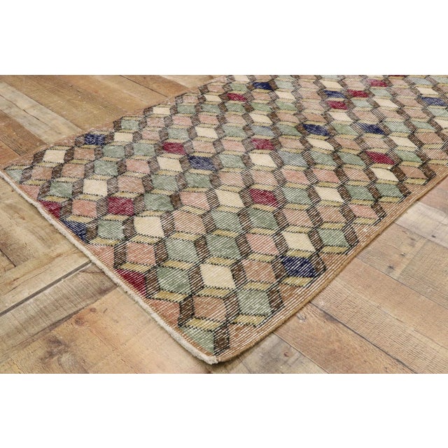 Textile Vintage Turkish Sivas Rug, 02'10 X 06'06 For Sale - Image 7 of 10