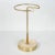 This Bauhaus inspired atomic umbrella stand was made in Germany in the 1950s. It is made of gold anodized metal and has...