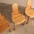 Brown Vintage Dining Chairs in Pine For Sale - Image 8 of 17