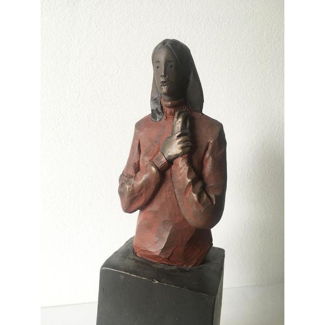 Italian Bronze Cast Figurine Sculpture by Aron Demetz, 2004 For Sale - Image 17 of 18