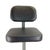 Vintage Industrial Adjustable Drafting Stool With Backrest and Footrest For Sale - Image 9 of 18