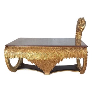 1960s Sculptural Gold Eagle Executive Desk For Sale