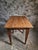 Wood Antique French Worktable and Bistro Chair, 1900s and 1950, Set of 2 For Sale - Image 7 of 18
