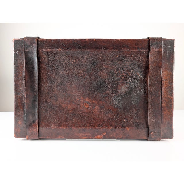 Colonial Curul Stool in Leather and Wrought Iron, Mexico, 1940s For Sale - Image 15 of 18