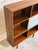 Rosewood Bookcase Ith Ribbed Sliding Glass Doors Mid-Century Modern Denmark 1960s For Sale - Image 9 of 10