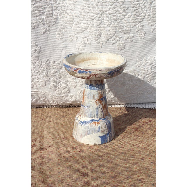 A rare Ozark Tourist or Roadside Pottery (sometimes called Mission Craft Pottery) bird bath. Very hard to find and great...
