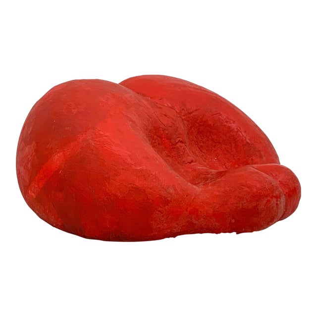 Louis Durot Pouffesses Chair, Signed, 1990 For Sale