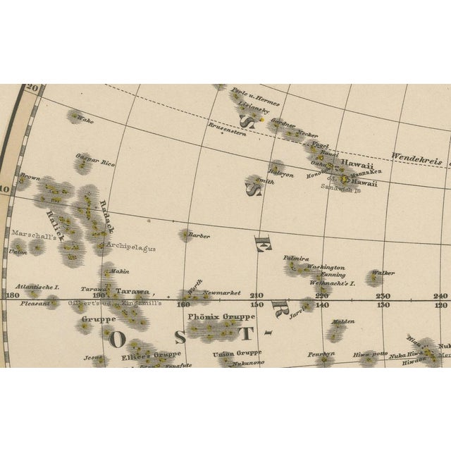 Western & Eastern Hemisphere Maps with World Double Hemisphere Engravings, 1857, Set of 2 For Sale - Image 10 of 17