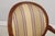 Brown Louis XVI Style Mahogany Open Arm Fauteuil Chair For Sale - Image 8 of 18