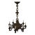Monumental French Baroque Revival Eight-Light Cast Bronze Chandelier, Probably French, Circa 1915–1925 For Sale